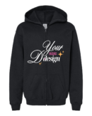 Youth Heavy Blend Full-Zip Hooded Sweatshirt - DTF