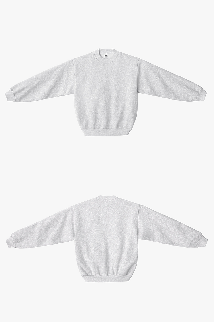 14oz L/S Heavy Fleece PullOver - DTF - Image 2