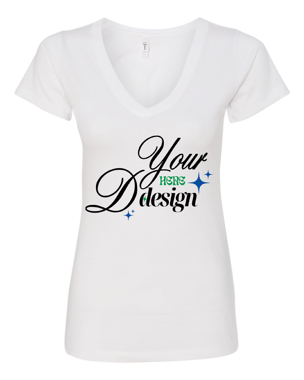Women's Ideal V-Neck T-Shirt - dtf